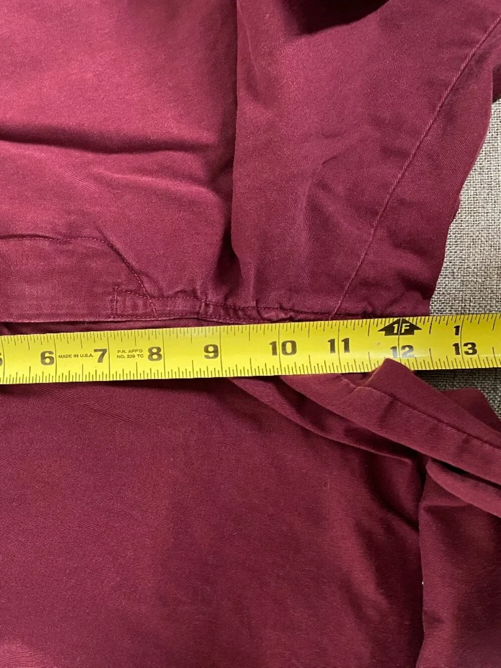 Polo Ralph Lauren Straight Fit Chino Pants Men's 36 x 30 Mid Rise Burgundy